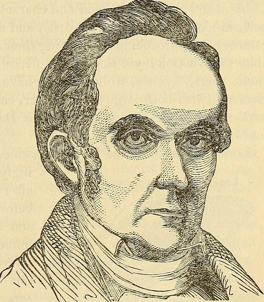 An illustration from Human science or phrenology. Its principles, proofs, faculties, organs, temperaments, combinations, conditions, teachings, philosophies, etc., etc. as applied to health. Its value, laws, functions, organs, means, preservation, restoration, etc. Mental philosophy, human and self improvement, civilization, home country, commerce rights, duties, ethics, etc. God, His existence, attributes, laws, worship, natural theology, etc. Immortality, its evidences, conditions, relations to time, rewards, punishments, sin, faith, prayer, etc. Intellect, memory, juvenile and self education, literature, mental discipline, the senses, sciences, arts, avocations, a perfect life, etc., etc, 1880, leaf 198