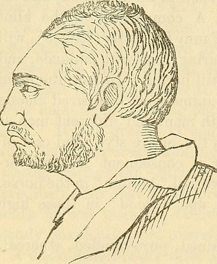 An illustration from Human science or phrenology. Its principles, proofs, faculties, organs, temperaments, combinations, conditions, teachings, philosophies, etc., etc. as applied to health. Its value, laws, functions, organs, means, preservation, restoration, etc. Mental philosophy, human and self improvement, civilization, home country, commerce rights, duties, ethics, etc. God, His existence, attributes, laws, worship, natural theology, etc. Immortality, its evidences, conditions, relations to time, rewards, punishments, sin, faith, prayer, etc. Intellect, memory, juvenile and self education, literature, mental discipline, the senses, sciences, arts, avocations, a perfect life, etc., etc, 1880, leaf 257