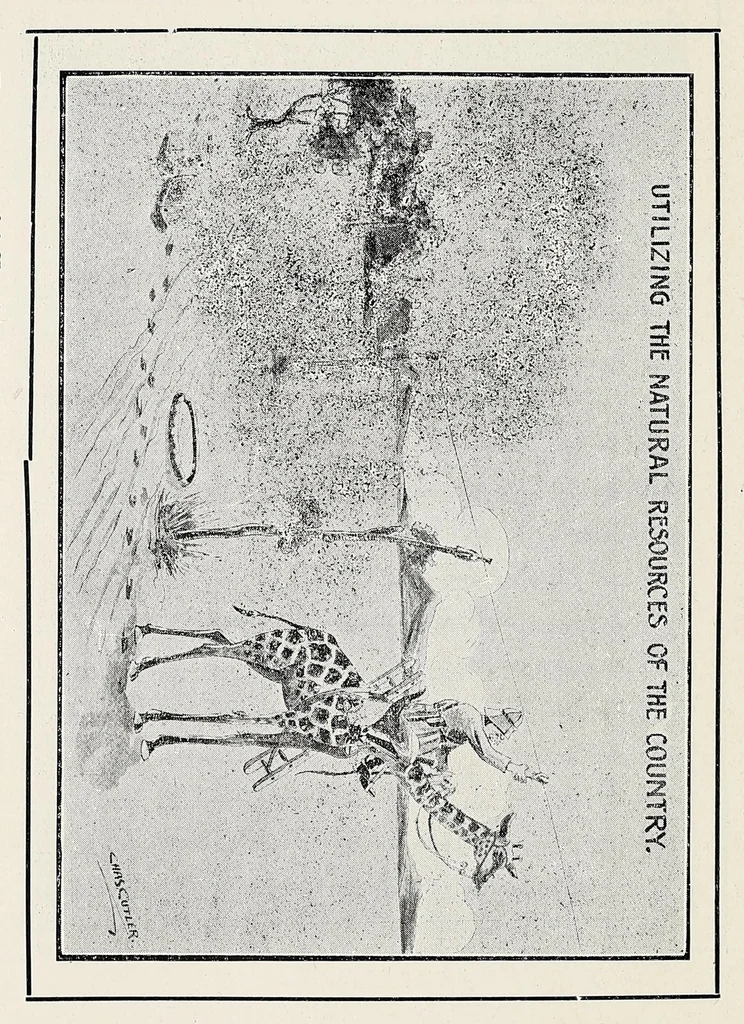 An illustration from Humorous sketches of the campaign in G.E.A., 1914, leaf 18