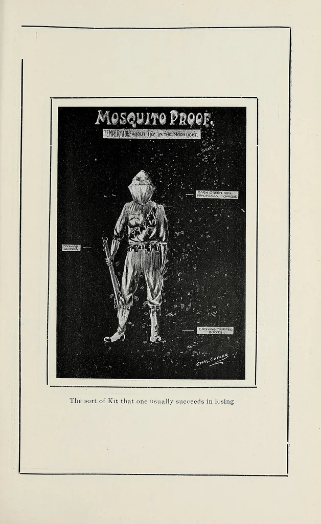 An illustration from Humorous sketches of the campaign in G.E.A., 1914, leaf 25