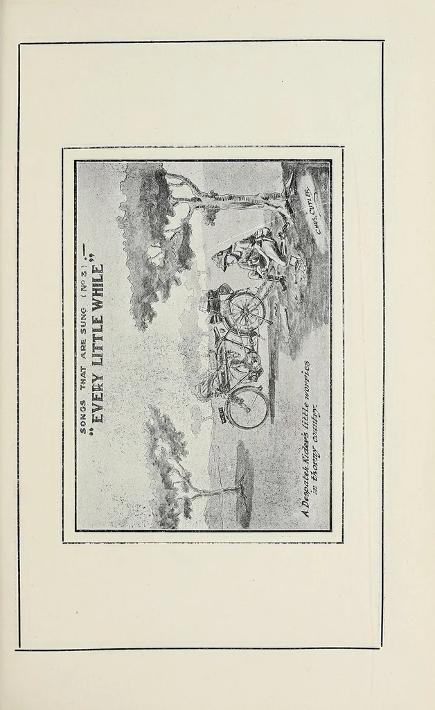 An illustration from Humorous sketches of the campaign in G.E.A., 1914, leaf 27