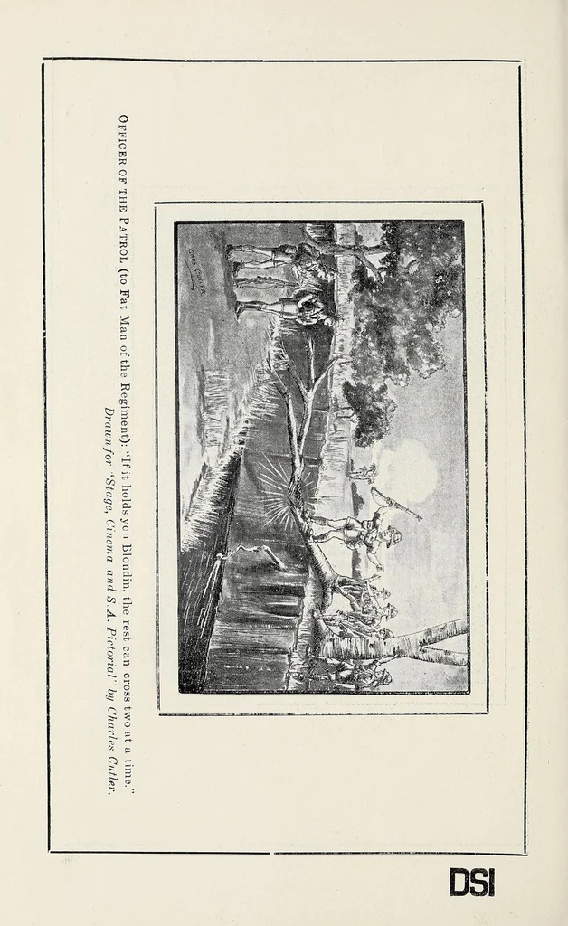 An illustration from Humorous sketches of the campaign in G.E.A., 1914, leaf 4