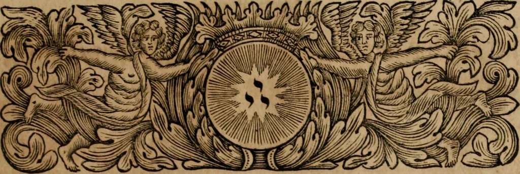 An illustration from Hundert sinn- und lehr reiche Vergleichungs-Sonnette uber die Sonn- und Fest-Tags-Evangelien, ingleichen die Apostel-Geschichte : uber welchen zugleich zwey hundert aus dem Alten und Neuen Testament in Kupfer-Stich erbaulich vorgestellte Biblische Historien : nebst darauf zielenden Sinn-Bildern und darzu gehörigen Uber- und Unterschrifften befindlich, 1721, leaf 12