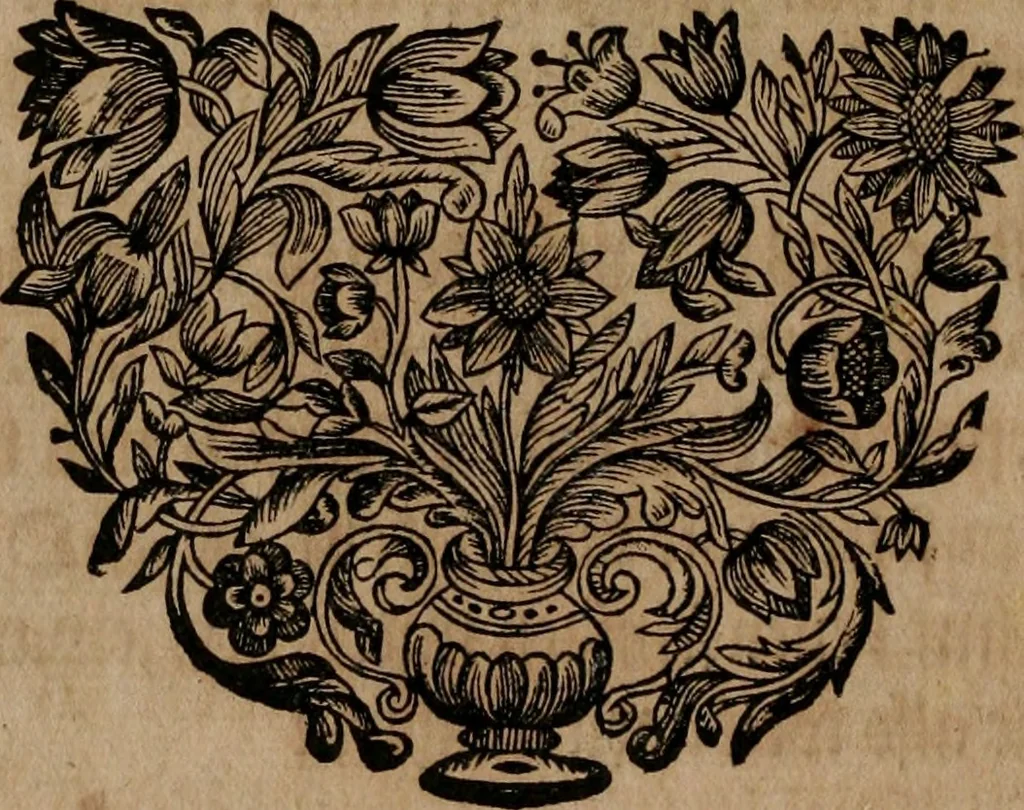 An illustration from Hundert sinn- und lehr reiche Vergleichungs-Sonnette uber die Sonn- und Fest-Tags-Evangelien, ingleichen die Apostel-Geschichte : uber welchen zugleich zwey hundert aus dem Alten und Neuen Testament in Kupfer-Stich erbaulich vorgestellte Biblische Historien : nebst darauf zielenden Sinn-Bildern und darzu gehörigen Uber- und Unterschrifften befindlich, 1721, leaf 19
