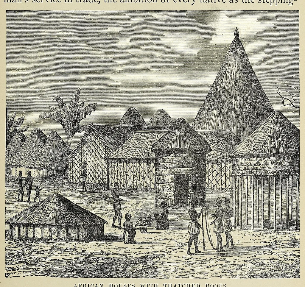 An illustration from Hunting big game in the wilds of Africa : containing thrilling adventures of the famous Roosevelt expedition ... the whole comprising a vast treasury of all that is marvelous and wonderful in darkest Africa, 1909, leaf 145