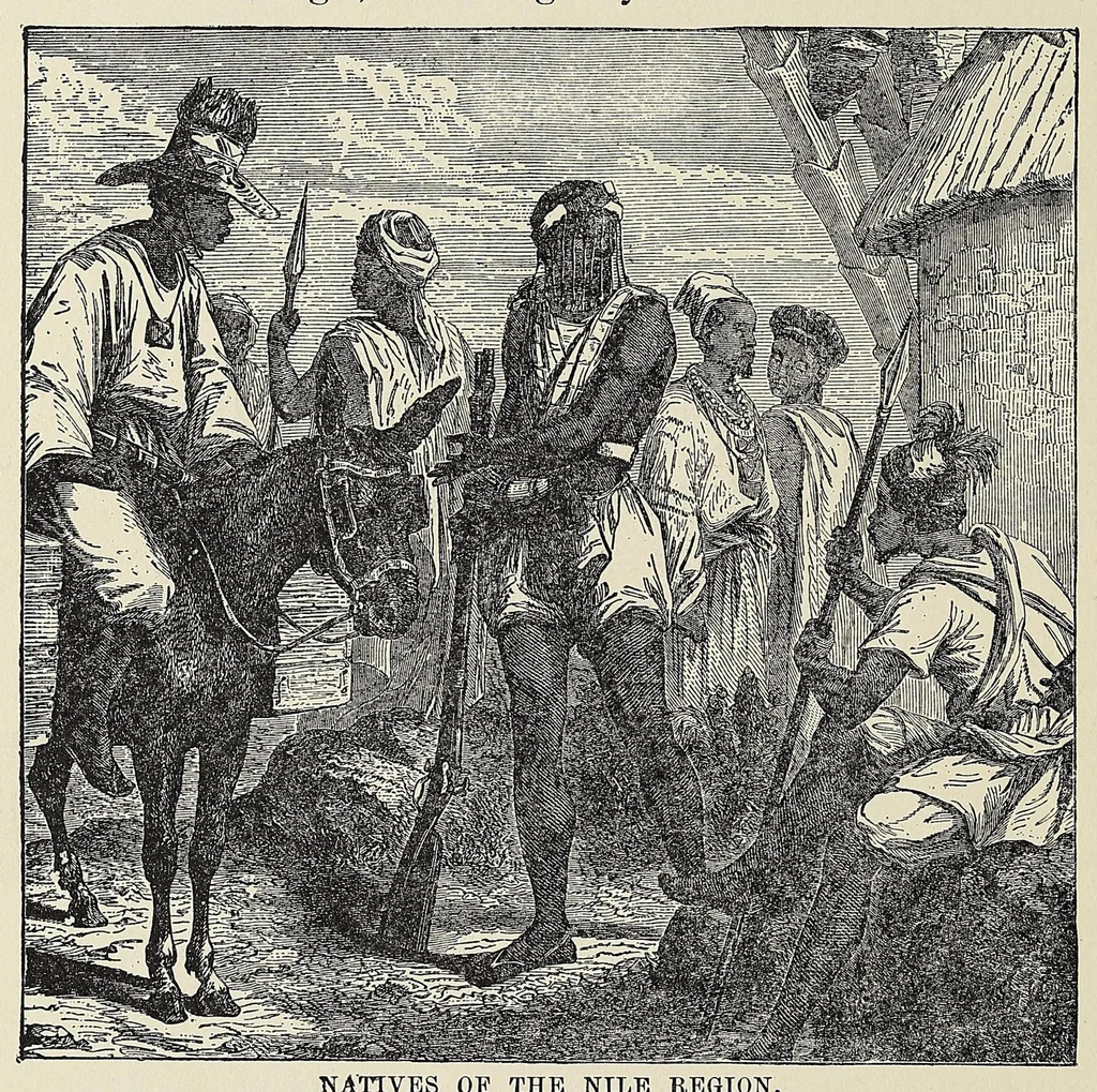 An illustration from Hunting big game in the wilds of Africa : containing thrilling adventures of the famous Roosevelt expedition ... the whole comprising a vast treasury of all that is marvelous and wonderful in darkest Africa, 1909, leaf 250