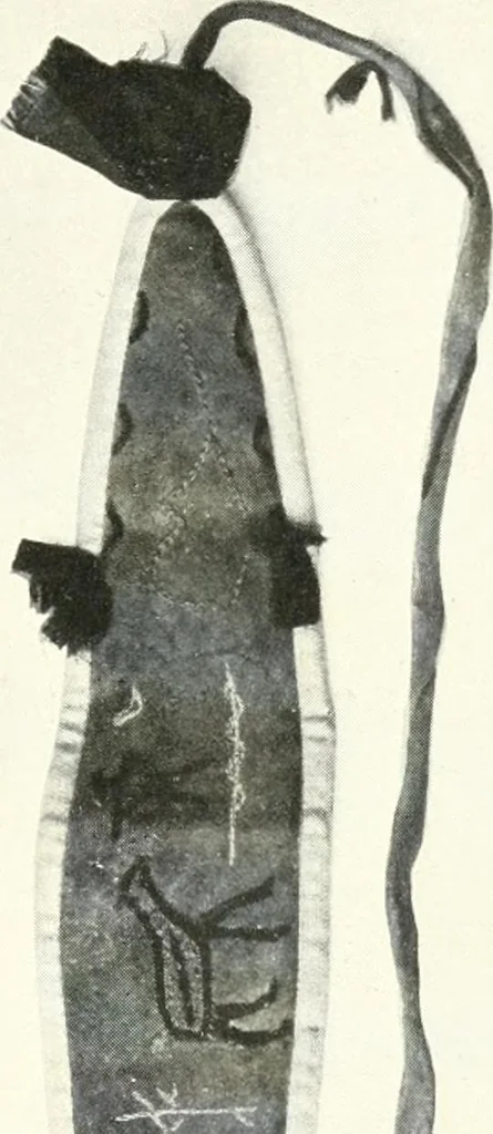An illustration from Hunting charms of the Montagnais and the Mistassini, 1921, leaf 24