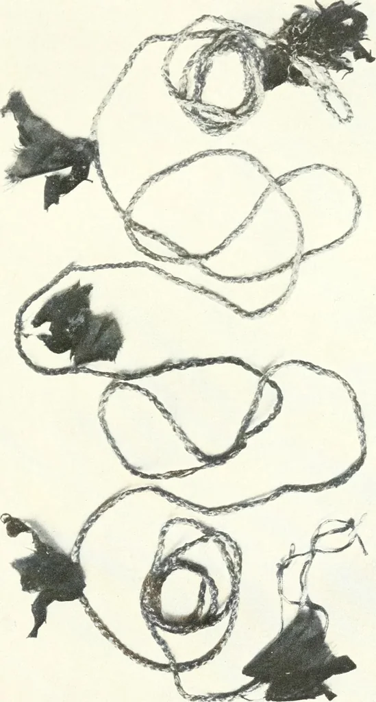 An illustration from Hunting charms of the Montagnais and the Mistassini, 1921, leaf 28