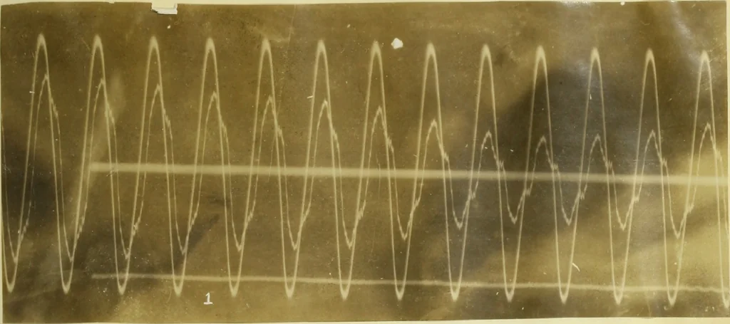 An illustration from Hunting of synchronous machines, 1911, leaf 56