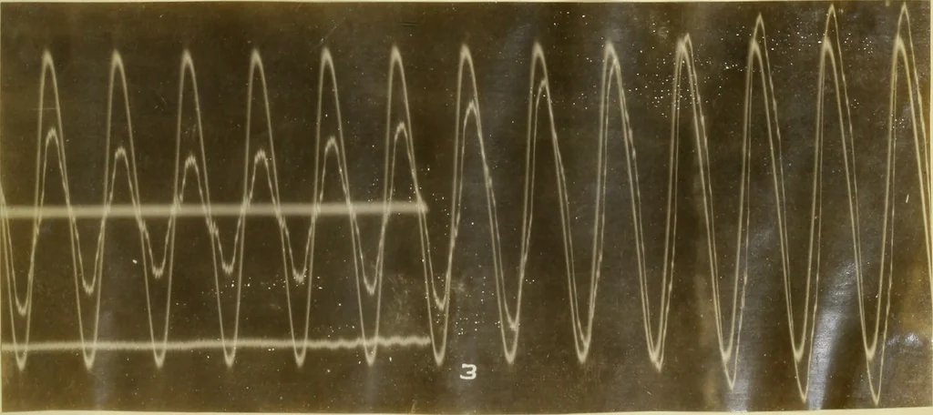 An illustration from Hunting of synchronous machines, 1911, leaf 56