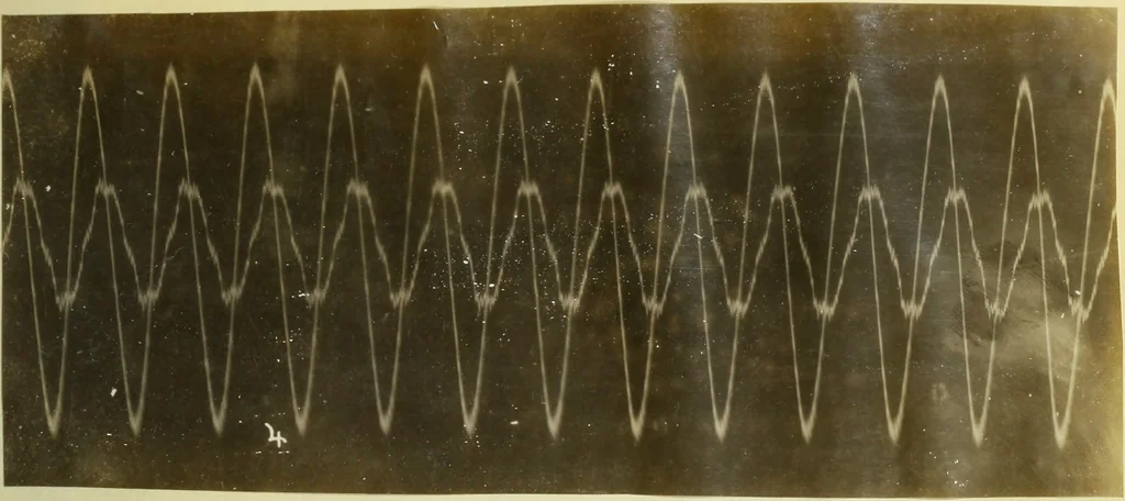 An illustration from Hunting of synchronous machines, 1911, leaf 58