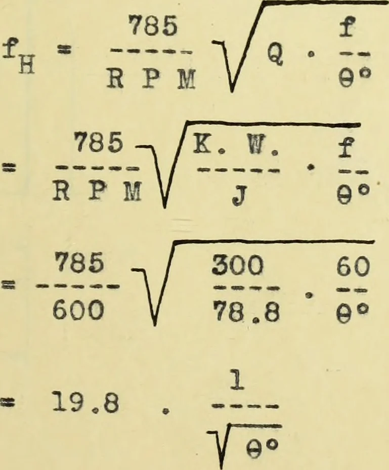 An illustration from Hunting of synchronous machines, 1912, leaf 70