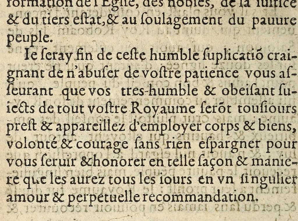 An illustration from Hvmble suplication au roy, pour le soulagement du tiers estat., 1614, leaf 20