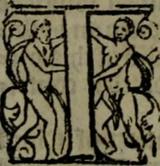 An illustration from A hvndred sermons vppon the Apocalipse of Iesu Christ, reueiled by the angell of the Lord, but seeene or receiuec and written by the holy apostle and euagelist S. Iohn, 1573, leaf 43