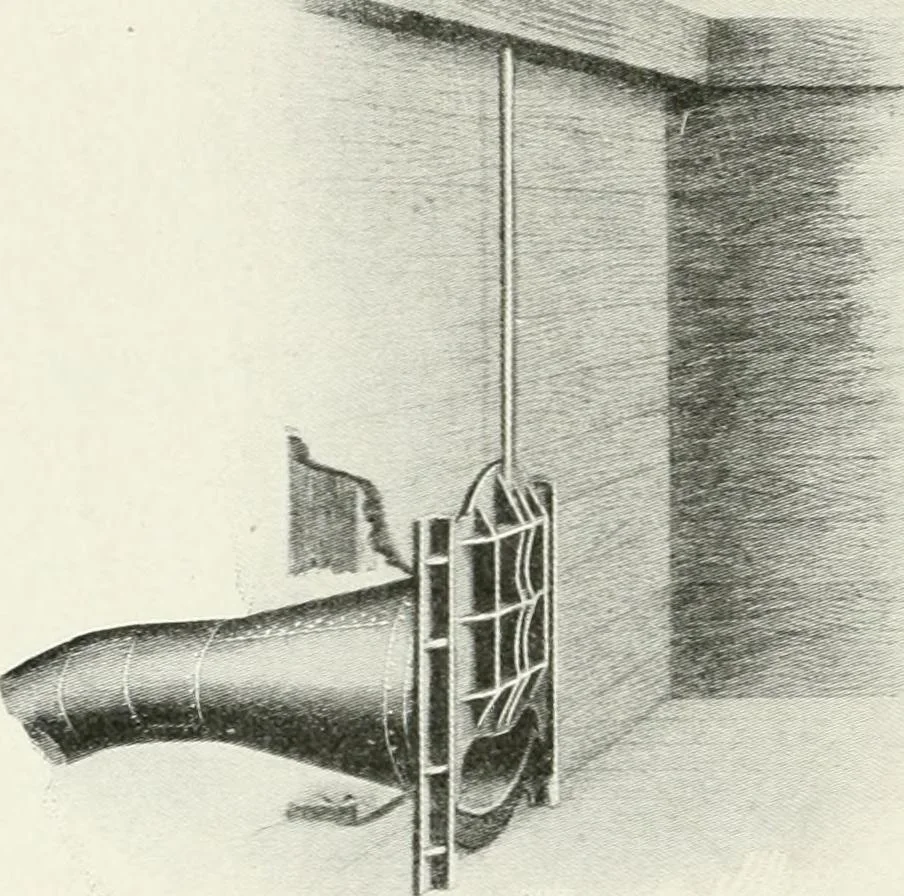 An illustration from Hydraulic engineering; a practical treatise on the principles of water pressure and flow and their application to the development of water power, including the calculation, design and construction of water wheels, turbines, and other details of hydraulic power plants, 1909, leaf 267