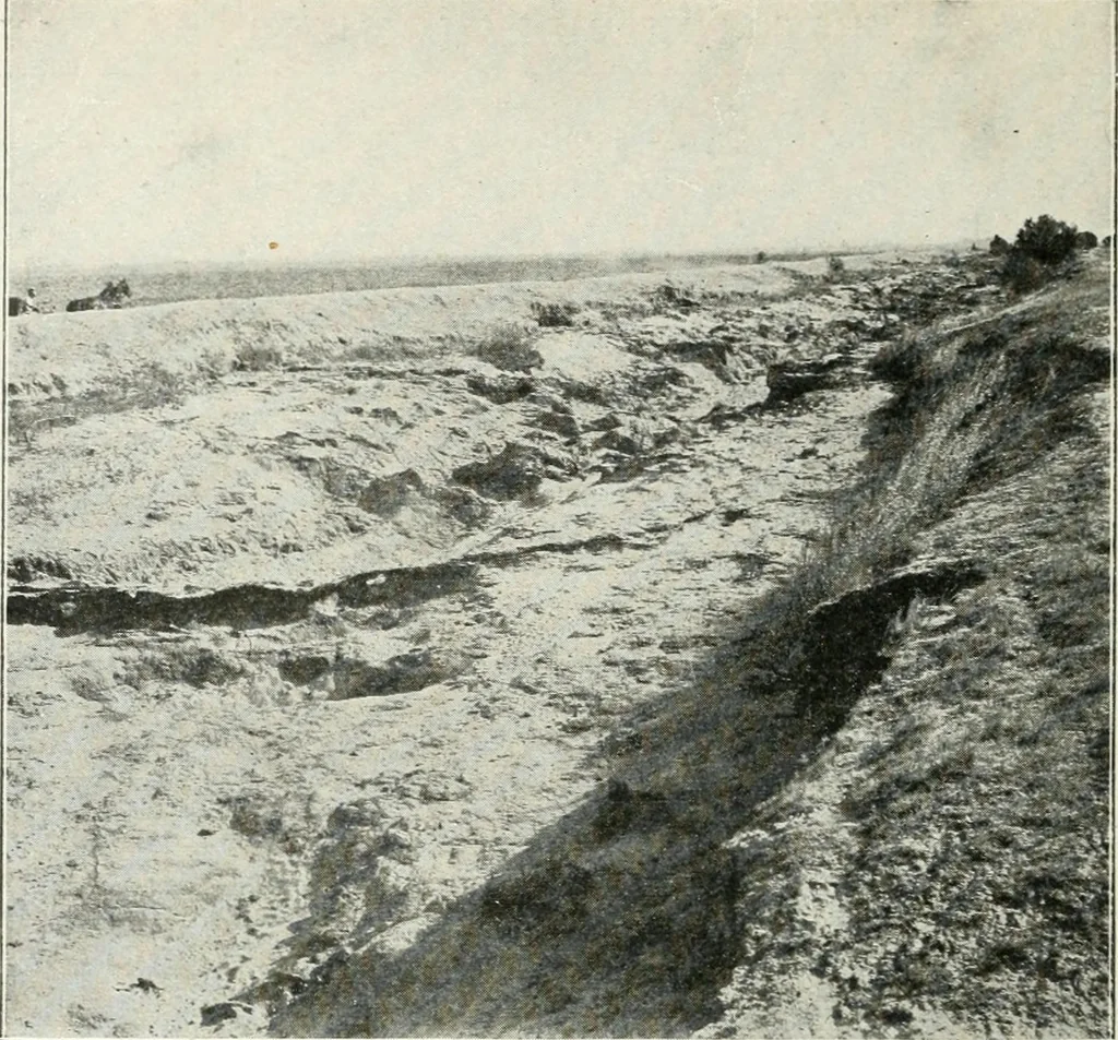 An illustration from Hydraulic engineering; a practical treatise on the principles of water pressure and flow and their application to the development of water power, including the calculation, design and construction of water wheels, turbines, and other details of hydraulic power plants, 1909, leaf 283
