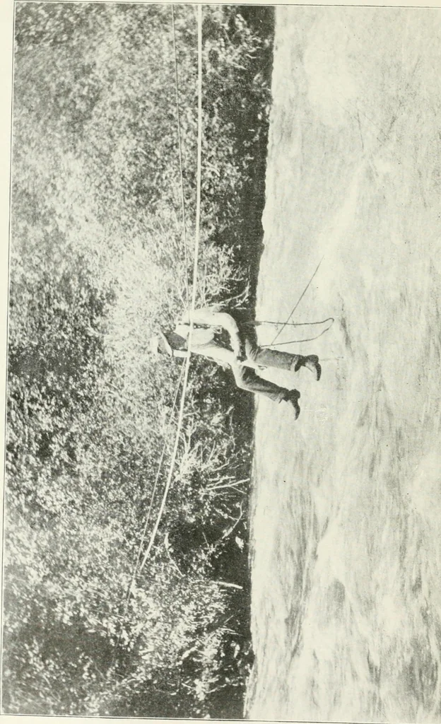 An illustration from Hydraulic engineering; a practical treatise on the principles of water pressure and flow and their application to the development of water power, including the calculation, design and construction of water wheels, turbines, and other details of hydraulic power plants, 1909, leaf 49