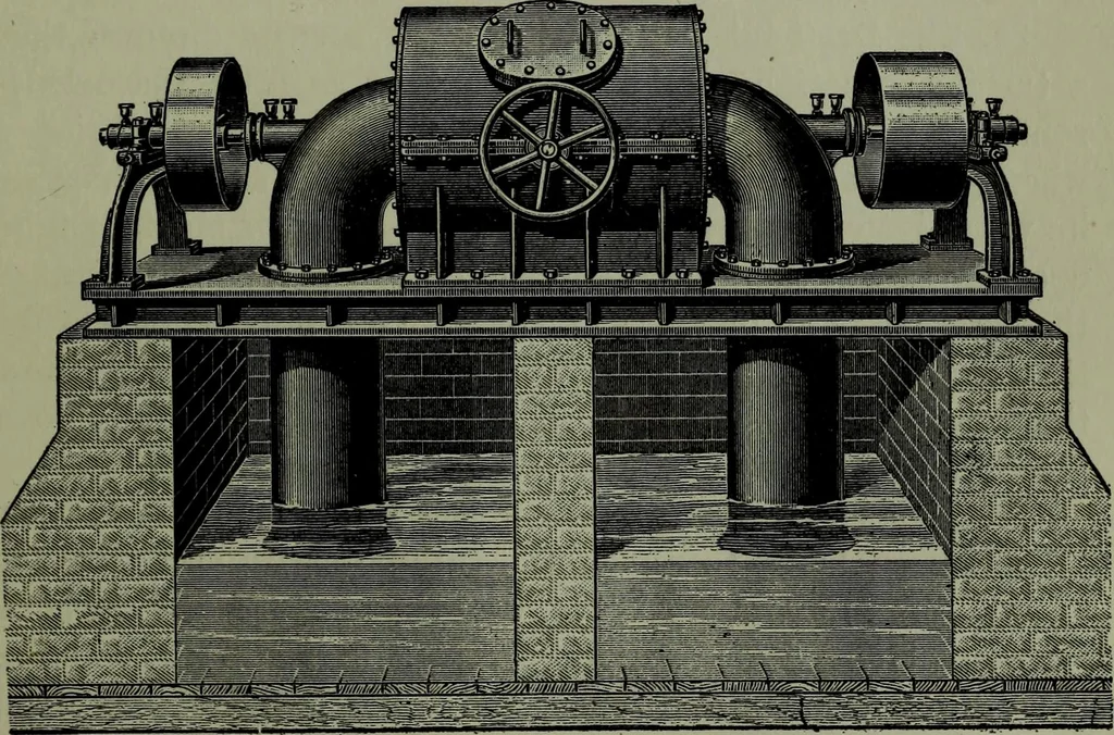 An illustration from Hydraulic motors, with related subjects, including centrifugal pumps, pipes, and open channels, designed as a text-book for engineering schools, 1905, leaf 148