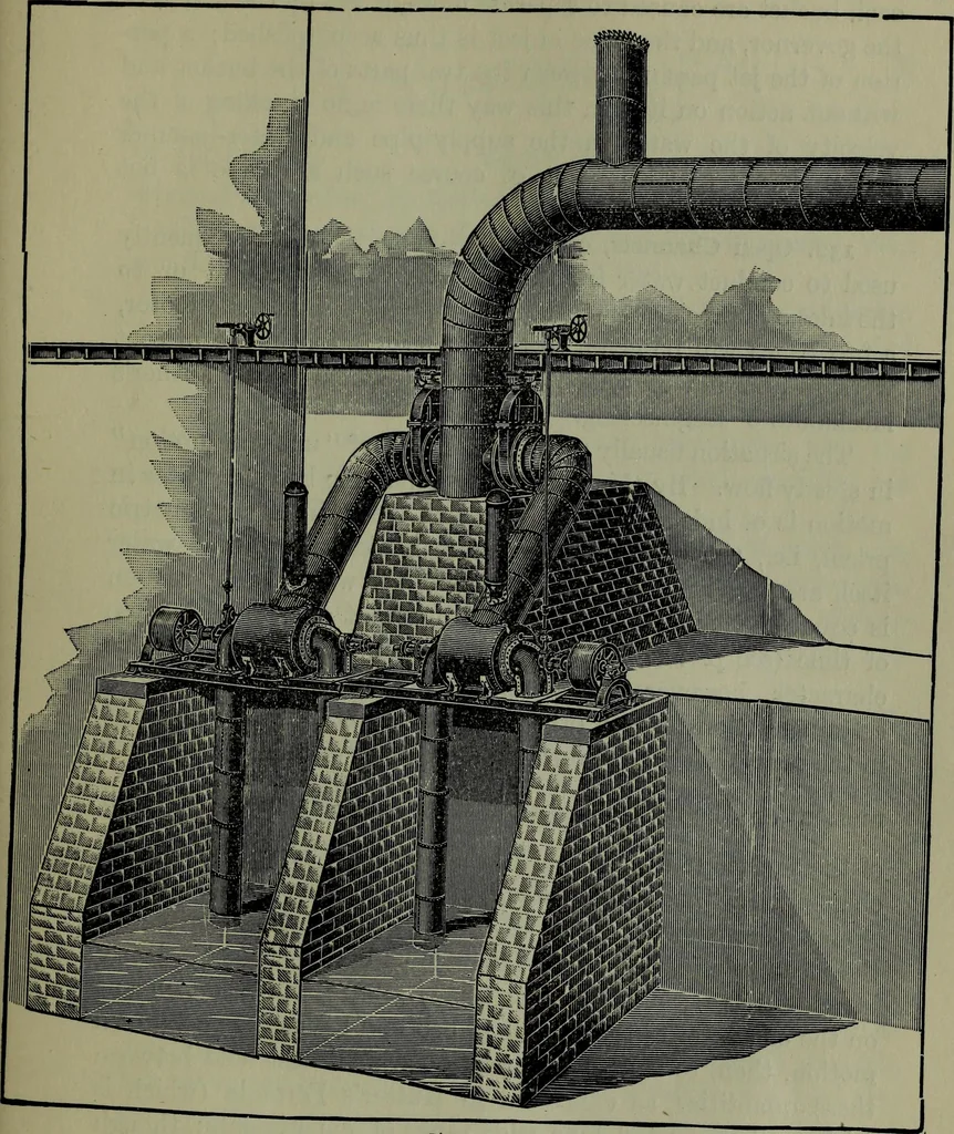 An illustration from Hydraulic motors, with related subjects, including centrifugal pumps, pipes, and open channels, designed as a text-book for engineering schools, 1905, leaf 258