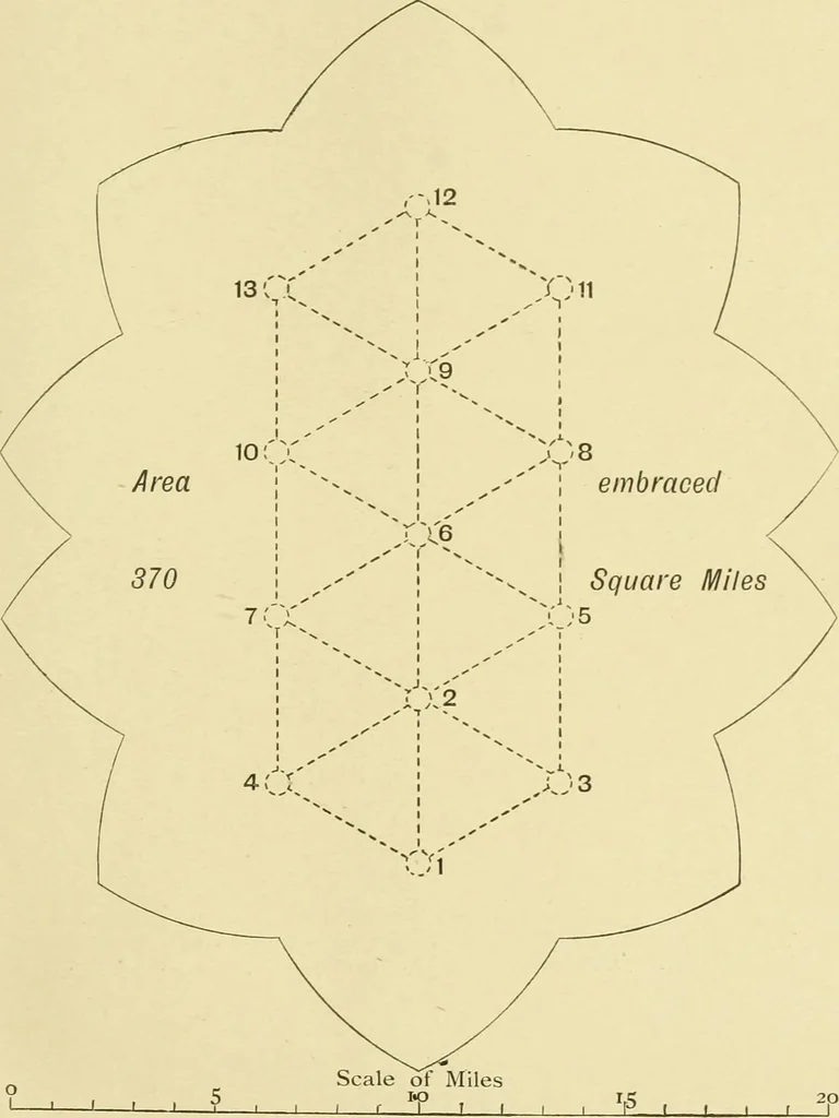 An illustration from Hydrographical surveying : a description of means and methods employed in constructing marine charts, 1920, leaf 540