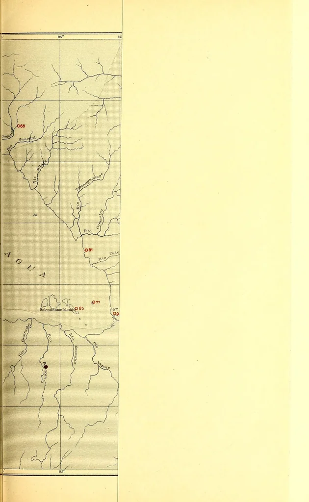 An illustration from Hydrography of the American Isthmus, 1903, leaf 109