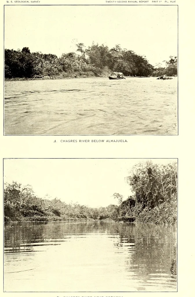 An illustration from Hydrography of the American Isthmus, 1903, leaf 135