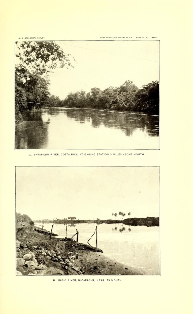 An illustration from Hydrography of the American Isthmus, 1903, leaf 21