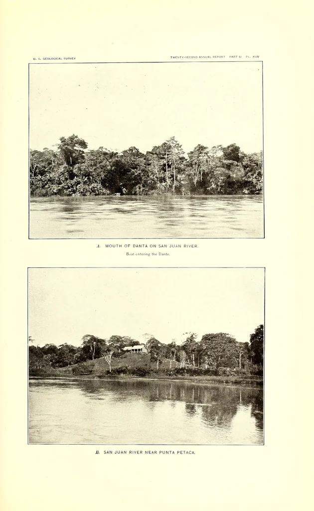 An illustration from Hydrography of the American Isthmus, 1903, leaf 85