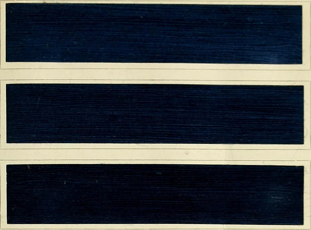 An illustration from Hydron blue G and R, patented paste 20% and powder, 1911, leaf 28
