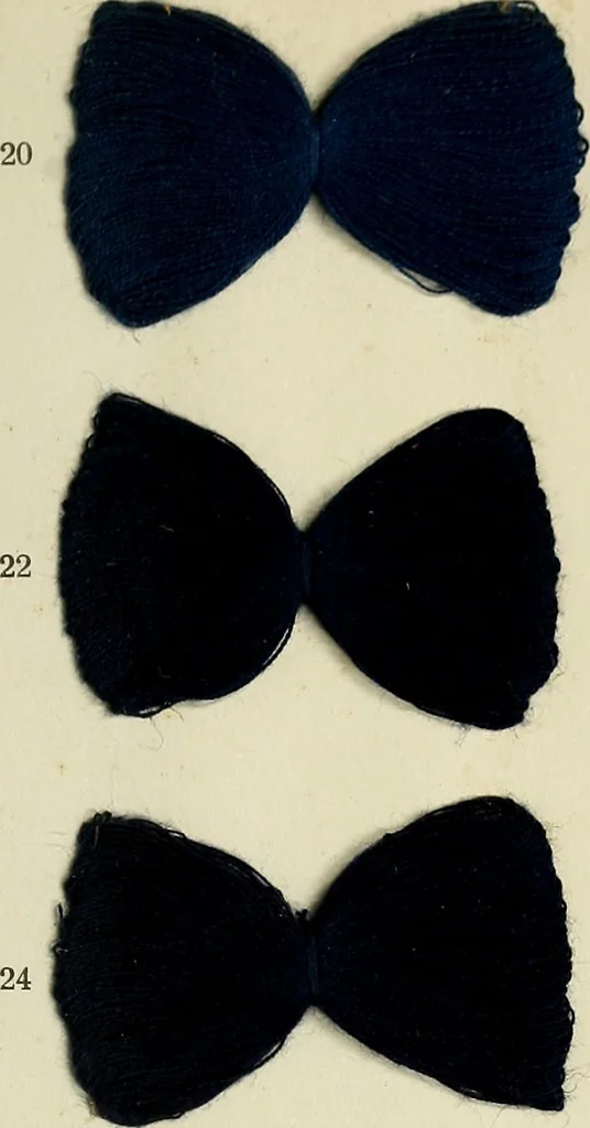 An illustration from Hydron blue G and R, patented paste 20% and powder, 1911, leaf 30