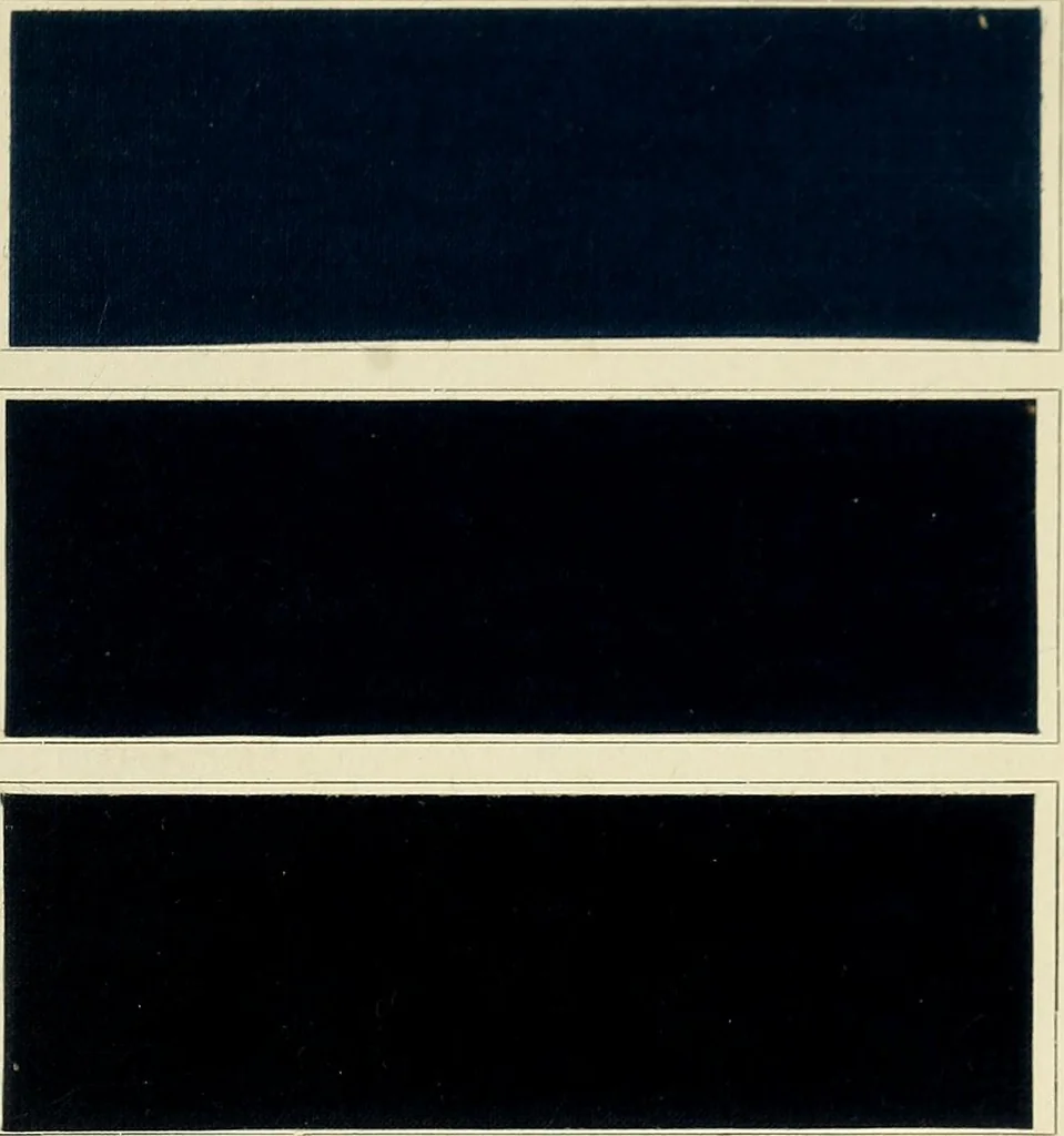 An illustration from Hydron blue G and R, patented paste 20% and powder, 1911, leaf 38