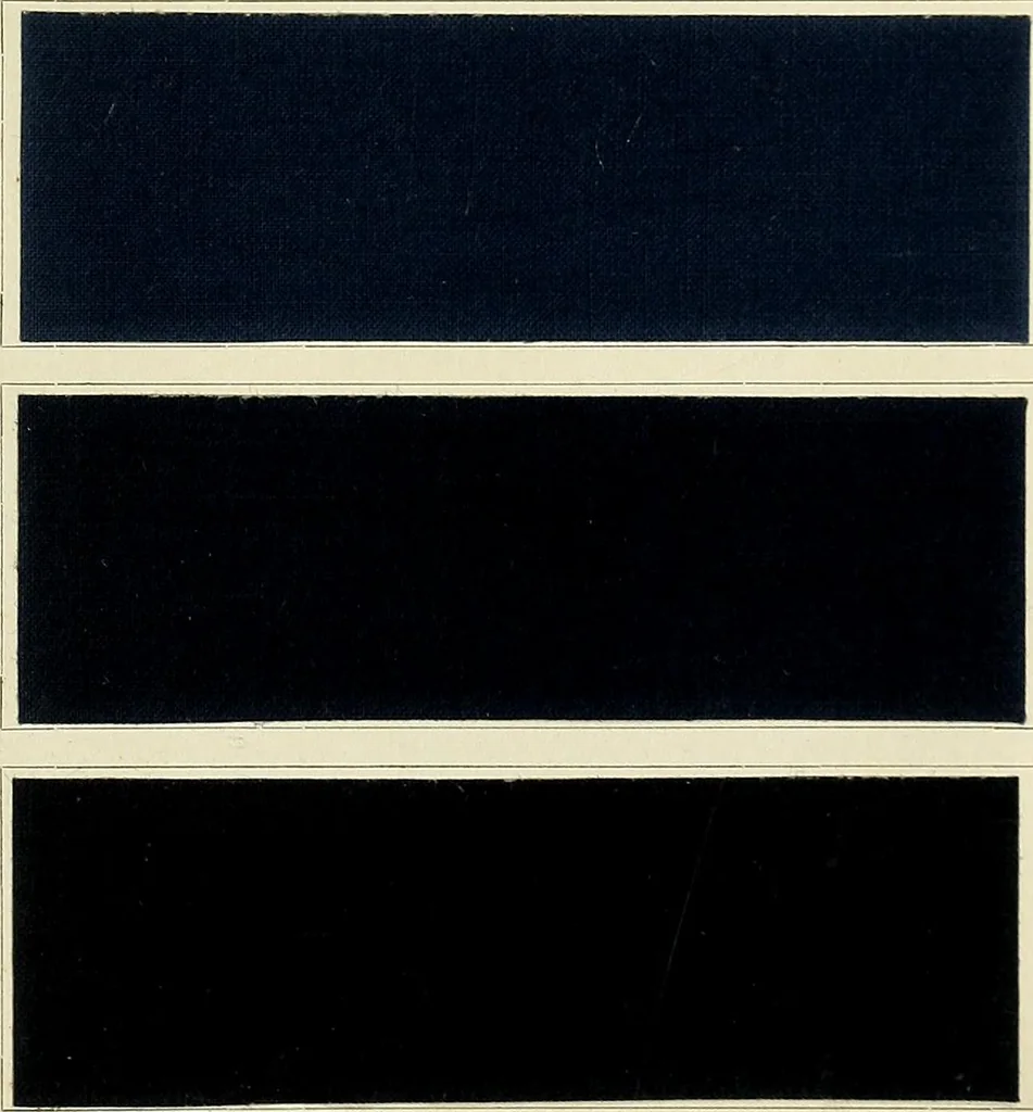 An illustration from Hydron blue G and R, patented paste 20% and powder, 1911, leaf 38