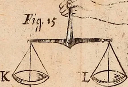 An illustration from The hydrostaticks; : or, The weight, force, and pressure of fluid bodies made evident by physical, and sensible experiments, together with some miscellany observations, the last whereof is a short history of coal, and of all the common and proper accidents thereof, a subject never treated of before., 1672, leaf 146