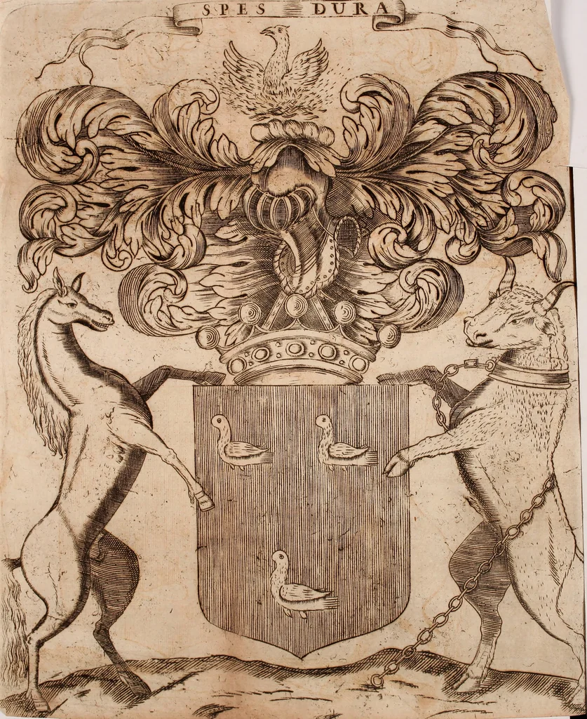 An illustration from The hydrostaticks; : or, The weight, force, and pressure of fluid bodies made evident by physical, and sensible experiments, together with some miscellany observations, the last whereof is a short history of coal, and of all the common and proper accidents thereof, a subject never treated of before., 1672, leaf 9