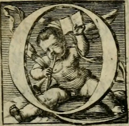 An illustration from [Hymnoi, epigrammata ...] Hymni, epigrammata et fragmenta; ejusdem poematium De coma Berenices a Catullo versum. Accessere alia ejusdem epigrammata quaedam nondum in luoem edita; & fragmenta aliquot in aliis editionibus praetermissa. Adjecta sunt ad Hymnos vetera scholia Graeca. Adjectus et ad calcem index vocabulorum omnium. Cum notis Annae Tanaquilli Fabri filiae, 1675, leaf 6