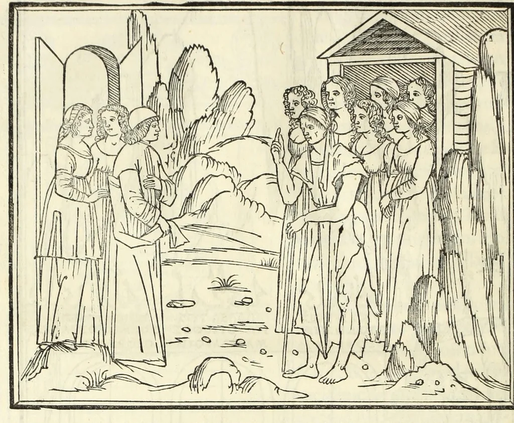 An illustration from Hypnerotomachia Poliphili : ubi humana omnia non nisi somnium esse docet atque obiter plurima scitu sane quam digna commemorat, leaf 138