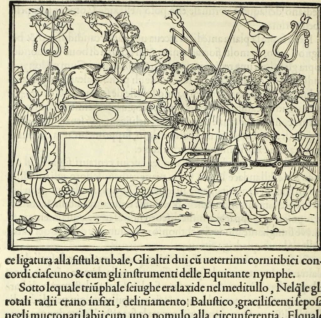 An illustration from Hypnerotomachia Poliphili : ubi humana omnia non nisi somnium esse docet atque obiter plurima scitu sane quam digna commemorat, leaf 160