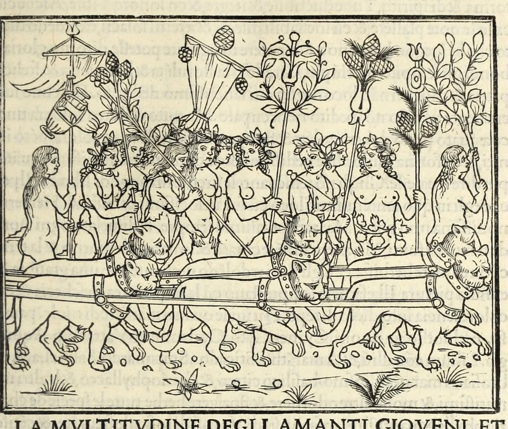 An illustration from Hypnerotomachia Poliphili : ubi humana omnia non nisi somnium esse docet atque obiter plurima scitu sane quam digna commemorat, leaf 175