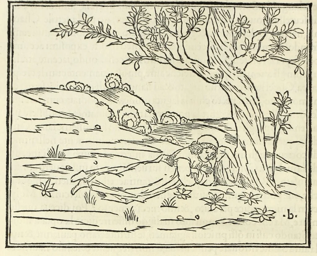 An illustration from Hypnerotomachia Poliphili : ubi humana omnia non nisi somnium esse docet atque obiter plurima scitu sane quam digna commemorat, leaf 24