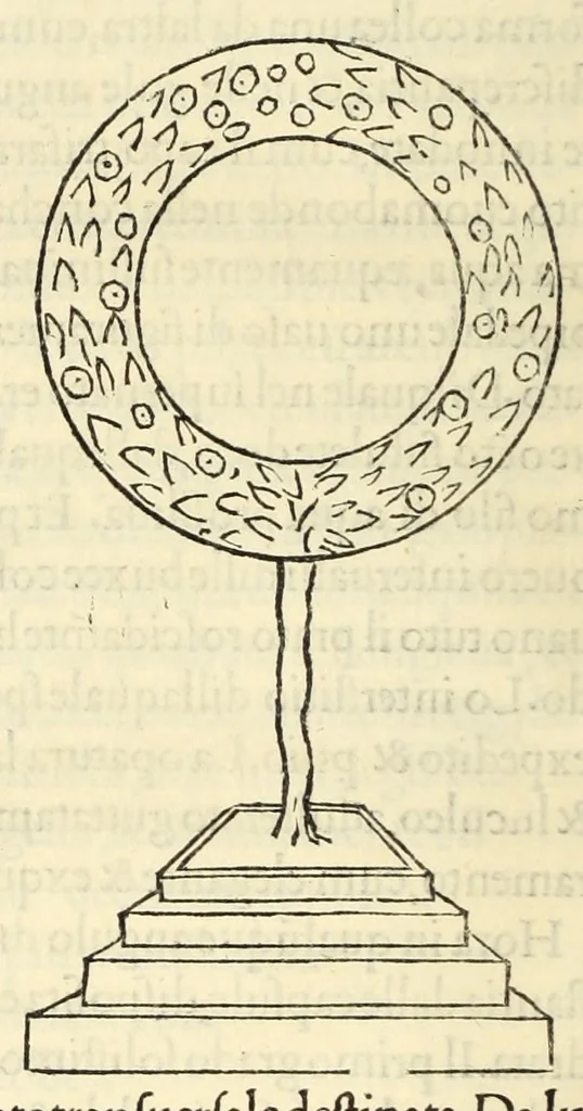 An illustration from Hypnerotomachia Poliphili : ubi humana omnia non nisi somnium esse docet atque obiter plurima scitu sane quam digna commemorat, leaf 298