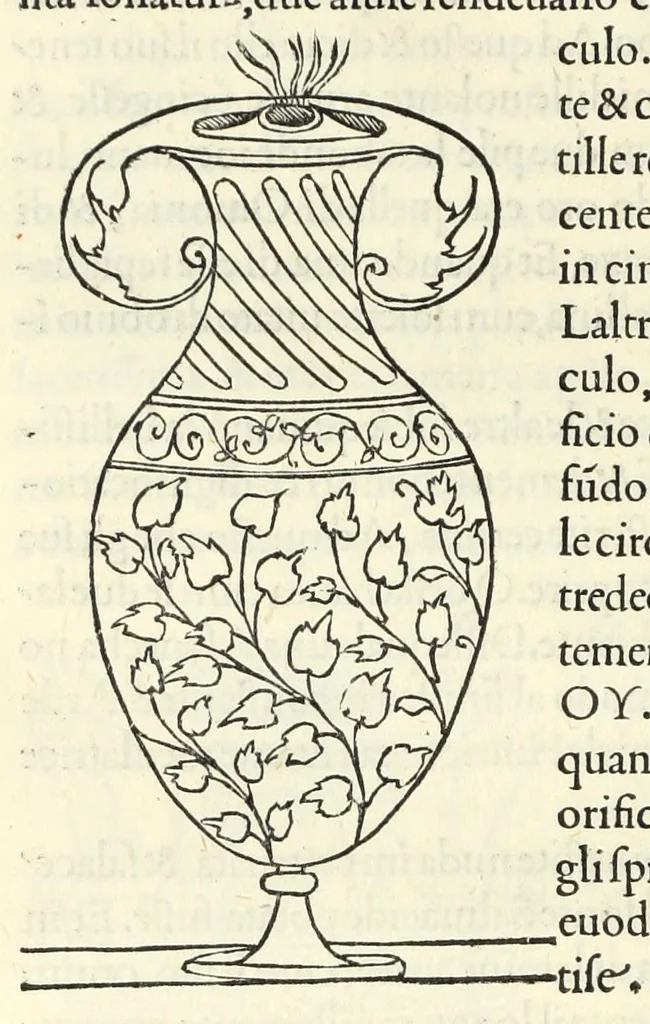 An illustration from Hypnerotomachia Poliphili : ubi humana omnia non nisi somnium esse docet atque obiter plurima scitu sane quam digna commemorat, leaf 336