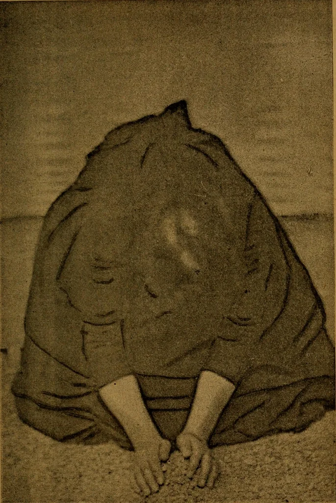 An illustration from Hypnotisme expérimental : les émotions dans l'état d'hypnotisme et l'action à distance des substances médicamenteuses ou toxiques, 1890, leaf 308