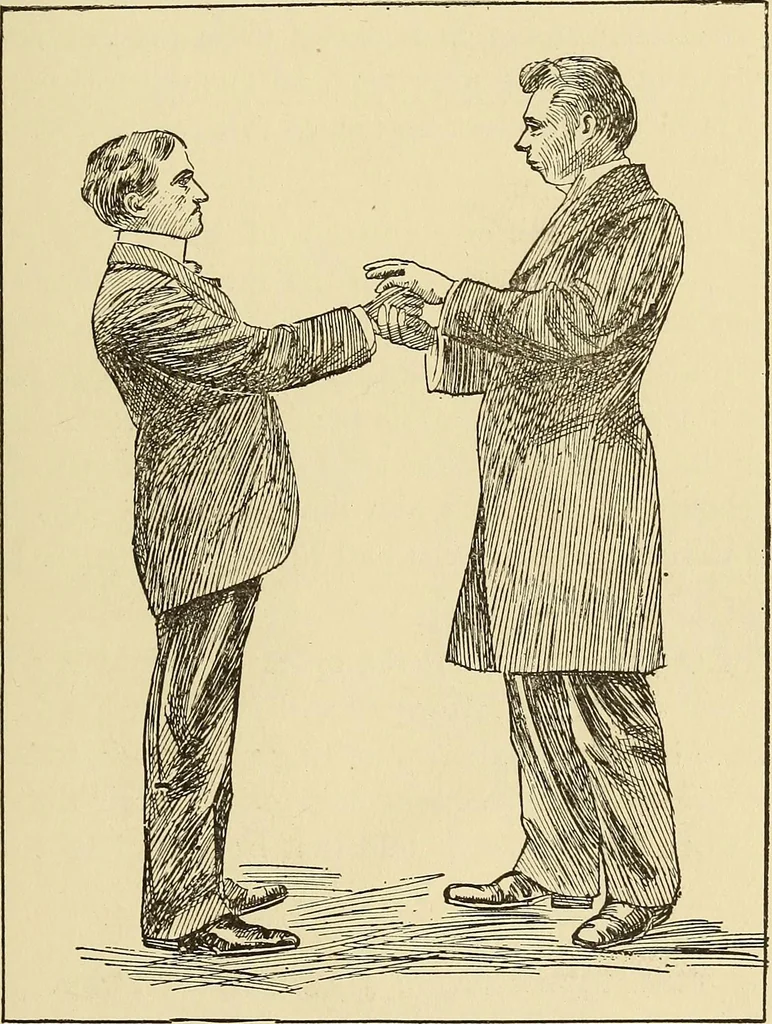 An illustration from Hypnotism and hypnotic suggestion; a scientific treatise on the uses and possibilities of hypnotism, suggestion and allied phenomena, 1900, leaf 56