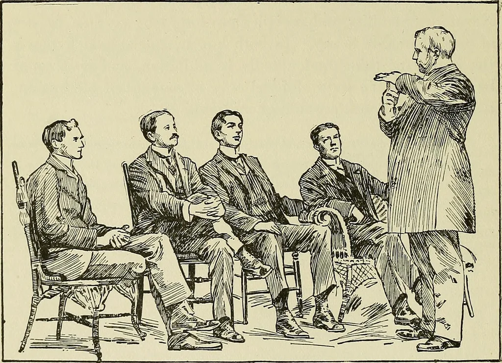An illustration from Hypnotism and hypnotic suggestion. A scientific treatise on the uses and possibilities of hypnotism, suggestion and allied phenomena, 1900, leaf 53