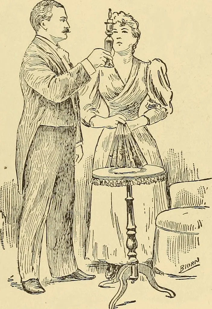 An illustration from Hypnotism, its facts, theories, and related phenomena;, 1893, leaf 20