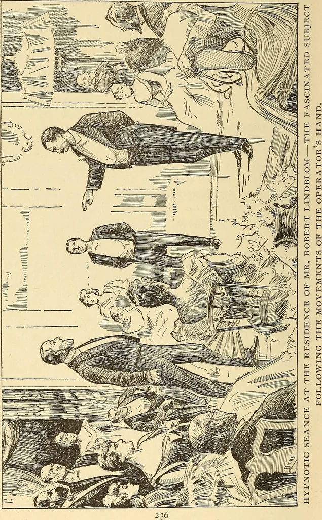 An illustration from Hypnotism, its facts, theories, and related phenomena;, 1893, leaf 251