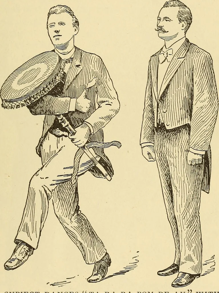 An illustration from Hypnotism, its facts, theories, and related phenomena;, 1893, leaf 260