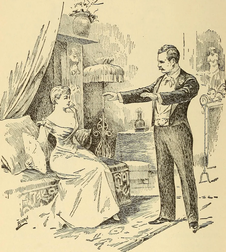 An illustration from Hypnotism, its facts, theories, and related phenomena;, 1893, leaf 261