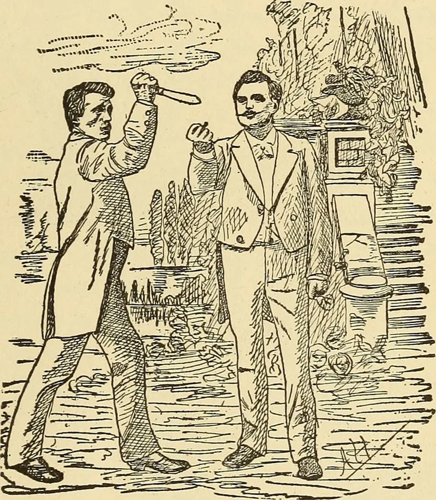 An illustration from Hypnotism, its facts, theories, and related phenomena;, 1893, leaf 262