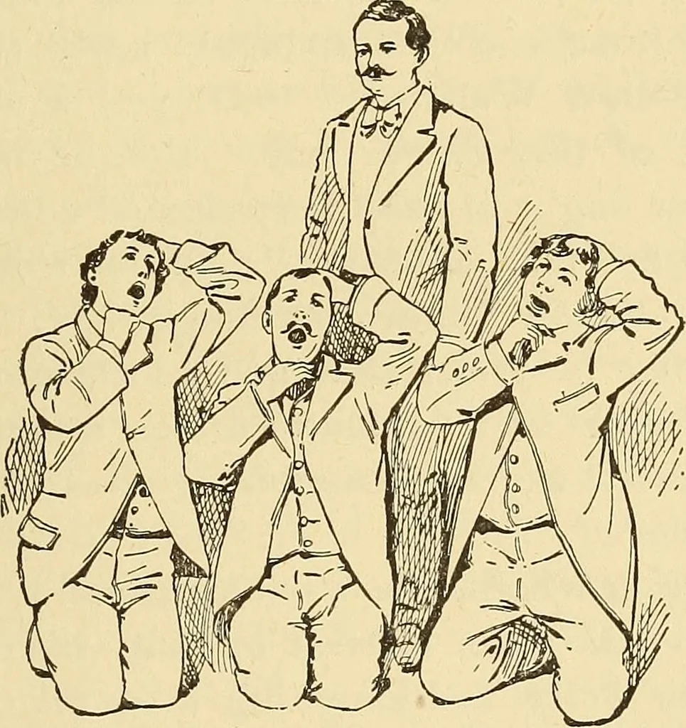 An illustration from Hypnotism, its facts, theories, and related phenomena;, 1893, leaf 284